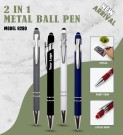 2 In 1 Metal Ball Pen 