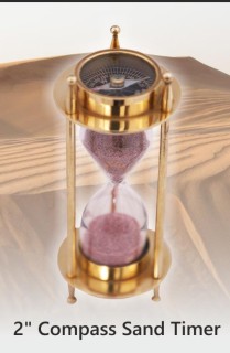 2 Inch Compass Sand timer 