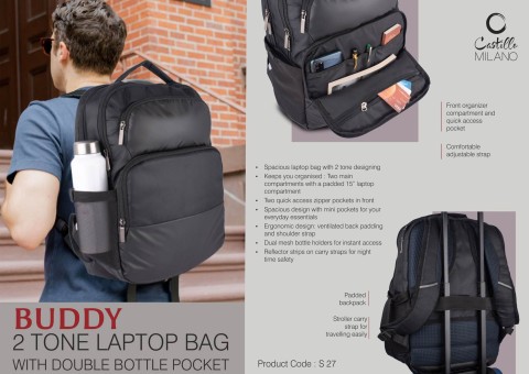 2 tone Laptop Bag
