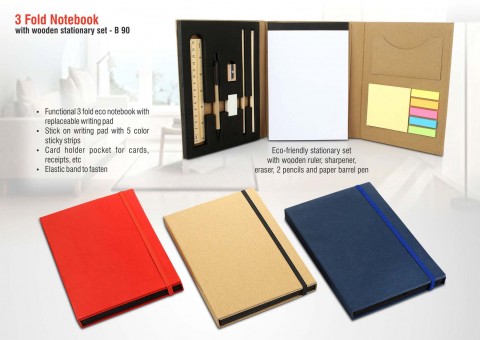 3 Fold Notebook