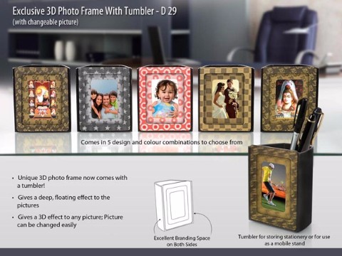 3D Photo Frame Pen stand