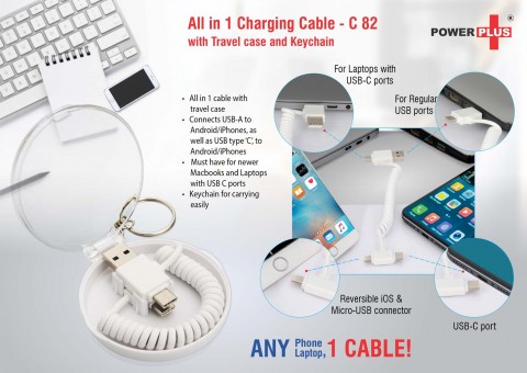All in 1 charging cable