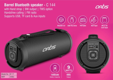 Artis Barrel Bluetooth Speaker