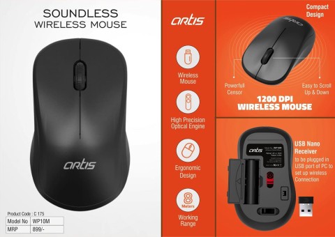 Artis Soundless Wireless mouse