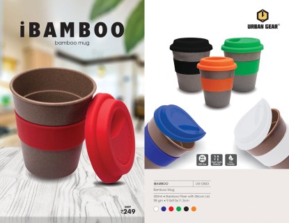 Bamboo Fiber Sipper Mugs -Ibamboo 