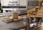 Bamboo Table Top with Bluetooth Speaker