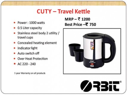 CUTY –Travel Kettle