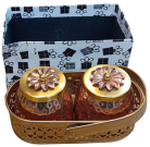 Copper Condiments Jars 