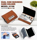Dual Side Business Card Holder 