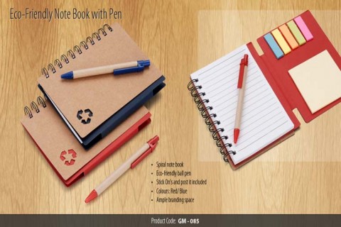 Eco Friendly Pad + Sticky Pads + Pen