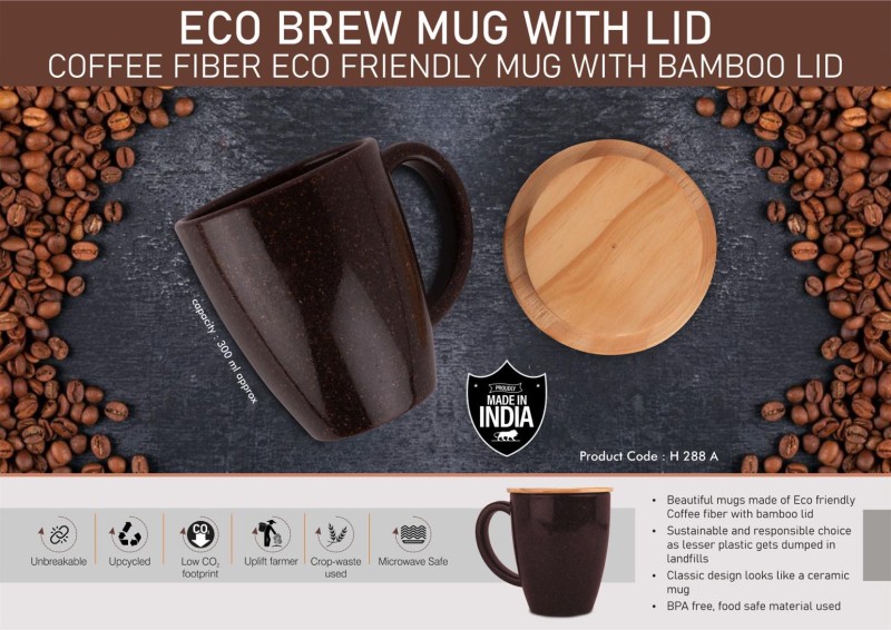 Ecobrew Mug With Lid Corporate Gifts Supplier in price range Rs 101-200 ...