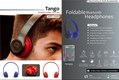 Foldable Bluetooth Head Phone