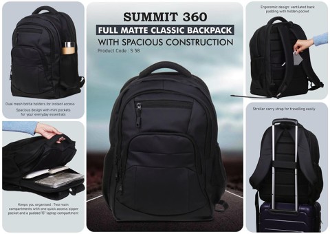 Full matte Classic backpack 