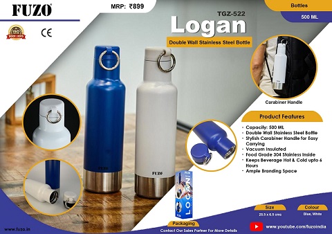 Fuzo Double Wall Stainless Steel Bottle