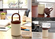 Glass Bottle with Handle-490ml