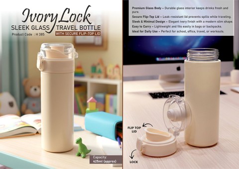 Glass Travel Bottle - 425ml Glass Travel Bottle - 425ml