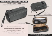 Handy Tech Gadget Organizer with Carry Strap  