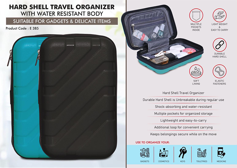 Hard Shell Travel Organizer Corporate Gifts Supplier in price range Rs ...