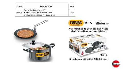 Hawkins 2pcs Cookware Set Hawkins 2pcs Cookware Set