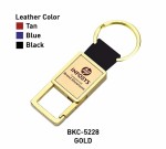 Keychain -Boxy Hook PU -Gold