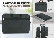 Laptop Sleeve with outside pocket  