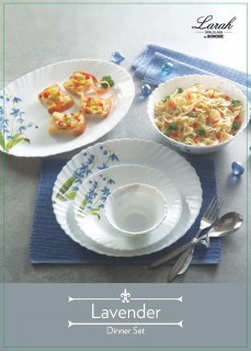 Larah - Lavender Dinner Set