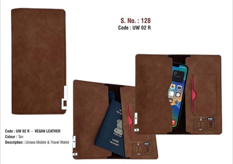 Leatherette  Travel Wallet - Corporate Gifts