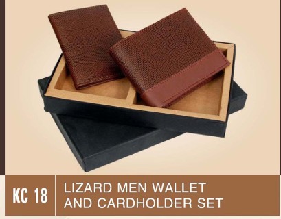 Leatherette Wallet and card Holder Set 