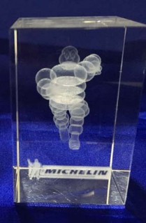 MICHELIN 3D CRYSTAL PAPERWEIGHT