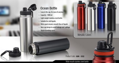 Ocean water bottle