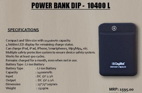 Power Bank Dip
