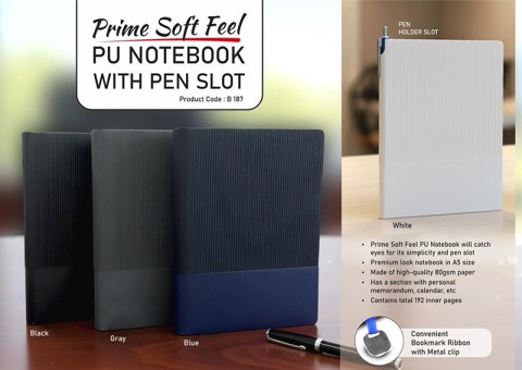 Prime Soft feel PU notebook 