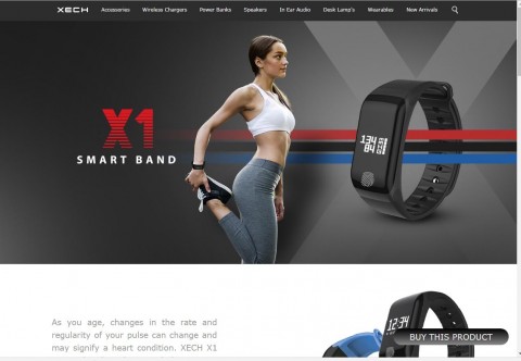 Smart Health & Fitness Band X1