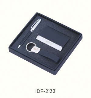 Set of 3pcs of Pen, Visiting Card, Keychain set 