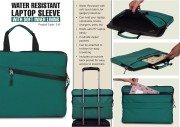 Water Resistant Laptop Sleeve with Soft inner lining 